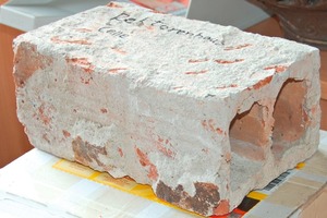  &gt;&gt;15 This historical brick is to be used as a model for reproduction bricks 