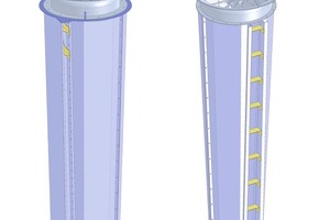  »7 Vertically rotating fan – low speed (on the left) and high speed (on the right) 