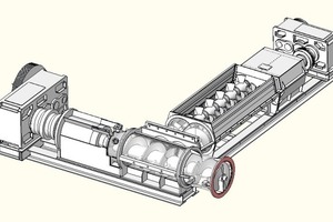  »1 3-D diagram of the Type 750 ER extruder 