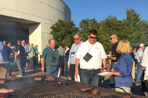  »6 The steak cookout was the highlight of Tuesday evening 