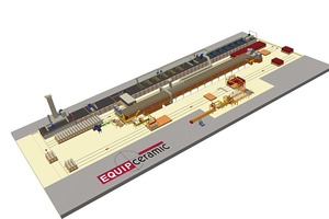  »1 3-D plan of the new plant Briqueterie Khamane 