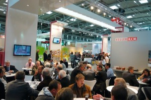  » The Keller HCW stand was popular with the trade fair visitors 