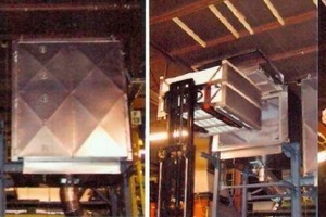  » Befüllen des HF-Absorbers mit Paletten 