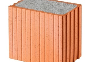  &gt;&gt;1 The Poroton-WDF thermal insulation facade is a sturdy brick wall that is filled with perlite, a natural thermal insulation material 