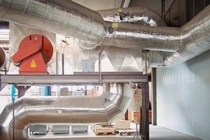  »3 Flue gas/air heat exchanger on a shuttle kiln: with the aid of multiple control loops, the recovered energy is automatically distributed with the heated air 